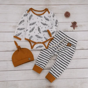 Wholesale Comfortable Baby Outfit Cute Children Clothes Fashion Baby Clothing Set