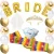 Import Wholesale Custom Gold  Balloons Tiara Bride Banner Bridal Shower Wedding Decoration Bachelorette Party Supplies from China