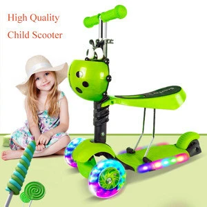 wholesale high quality child kick scooter/foot pedal kick scootr for kids/spider 3 wheel self balancing scooter with cheap price
