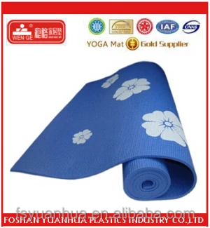 Wholesale high quality household Non-slip PVC Printed Yoga Mat