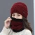Import Wholesale ladies winter hat and mask two piece outdoor riding warm and windproof ear protection ladies knit hat from China