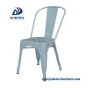 Wholesale modern industrial style stackable bistro chair dining metal chair