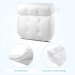 Wholesale Non-Slip 4D Air Mesh SPA Bath Pillow Luxury Bathtub Pillow for Bath Room