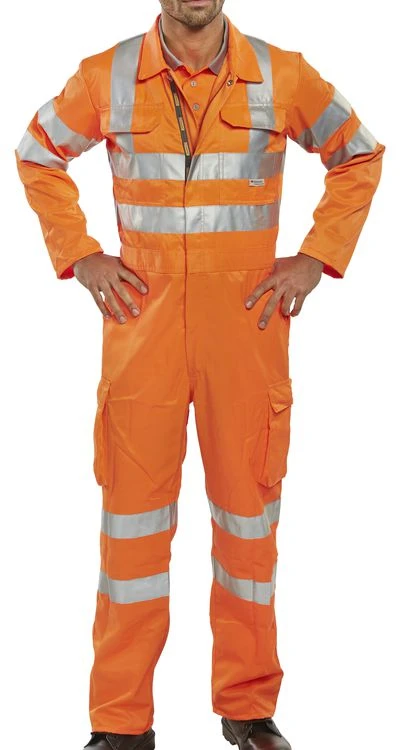 Wholesale Orange Overalls Flame Resistant Clothing Safety Workwear