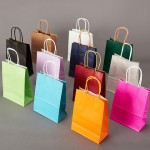 Wholesale Paper Gift Bags Suppliers Small Paper Shopping Bags Colored Kraft Paper Bags