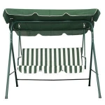 Wholesale Power coated patio sofa outdoor deluxe 3seats outdoor Swing adult chair customizable garden patio Hanging kids chairs