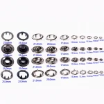 wholesale promotional prong snap fastener buttons with different cap