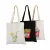 Import Wholesale Recycle Natural Color Simple Printing  Canvas Shopping Tote Bag Heavy bag from China