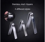 Wholesale Small/ Large/ Bevel Sharp Sturdy Trimmer Stainless Steel Nail Clippers