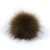 Import wholesale Top quality 10cm fake fur ball  for hat accessory   faux fox fur multicolour pompom with elastic band for fur slipper from China