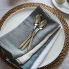 Wholesale wedding printed linen table napkin