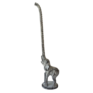 Wholesale wrought iron funny elephant napkin holder/standing toilet paper holder