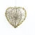 Import wholesales custom metal crafts wire heart/star shape 3D hanging ornaments for christmas tree decorations from China