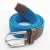 Import Women Men Canvas Braided Elastic Stretch Fabric Belt from China