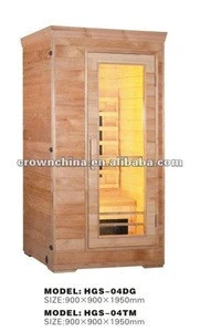 Wood infrared sauna steam room (HGS-04DG)