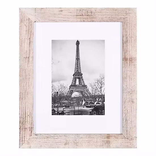 Wooden Picture Frames Decor White Rustic Photo Decoration Frame Wood Picture Rack