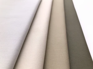 Woven cotton nylon fabric for pants smooth jacquard stretch plain dyed