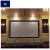 Import XY Screen UHD PVC fabric 8cm fixed frame home cinema wall mounted projector screen Low budget ALR 0.8gain grey projection screen from China