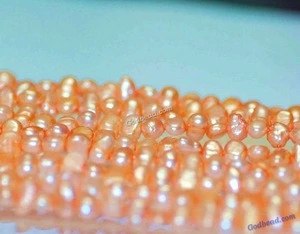 Y199 lovely beautiful Nature freshwater pearls loose beads smooth on both side round rice potao pearls 16 length
