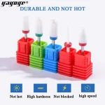YAYOGE Ceramic Electric Nail Drill Bits Manicure Machine Accessories Rotary Electric Rotate Burr Milling Cutter Bit