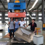 YL32-315T four pillar Deep Drawing sink forming hydraulic press machine for wheelbarrow making