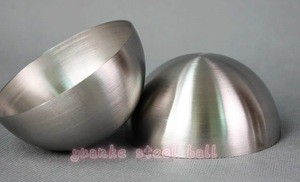 Yuanke 201 20mm Stainless Steel Hollow Half Metal Sphere ball