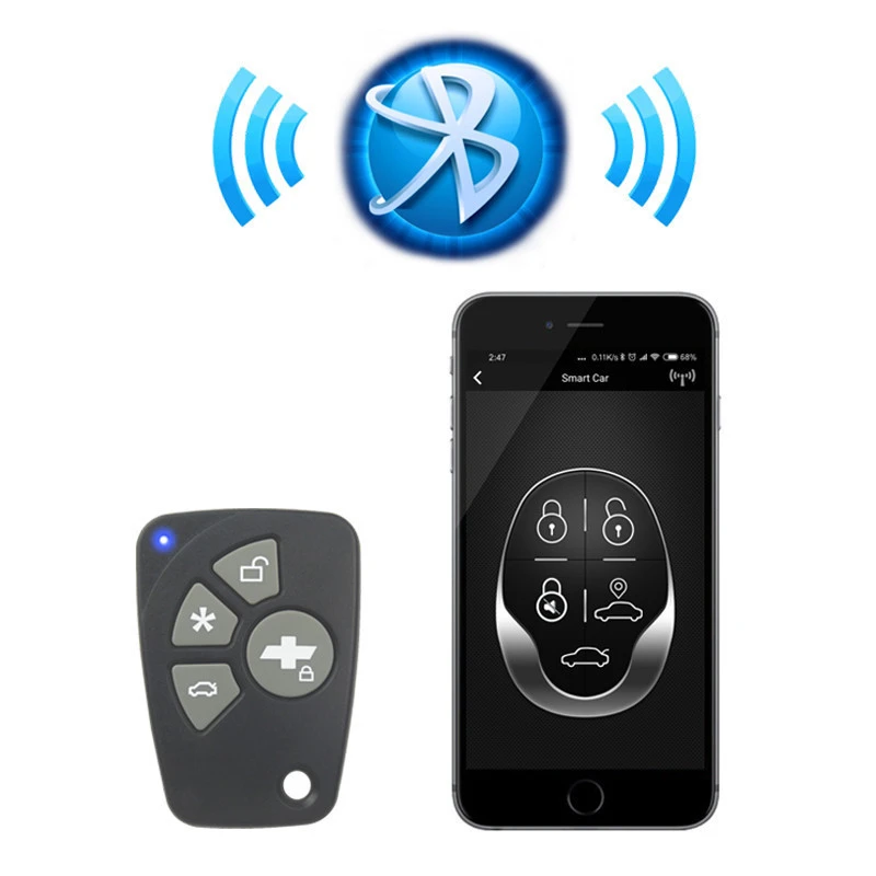 ZhongShan factory car alarm bluetooth  alarmas para auto alarma de autos volumetric sensor  for south America market