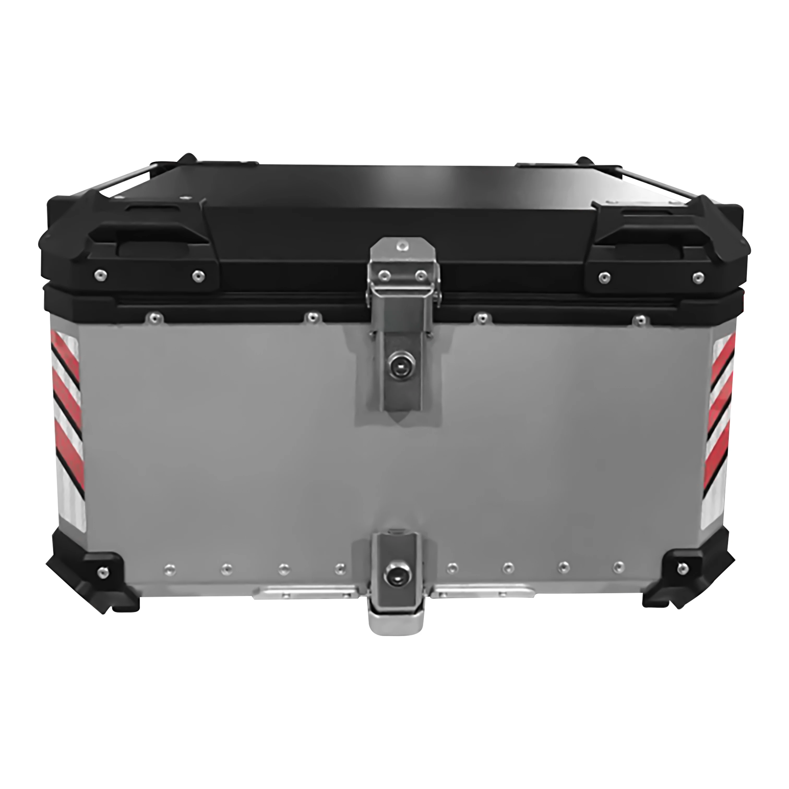 ZHUITU 80L Motorcycle Tail Box delivery case aluminum box scooter motocross accessory luggage lock top box