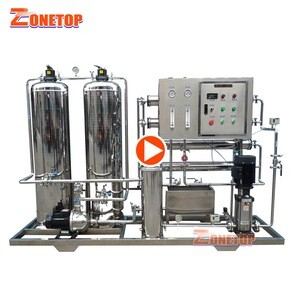 Zonetop High Efficiency Automatic Control Stainless Steel RO Drinking Pure Water Making Machine