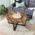 Import wood metal coffee table from China