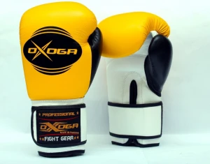 Oxoga Boxing Pro Style Leather Training Gloves