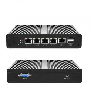 Mini PC pfSense Server Intel Celeron J1900 Quad Core 4 Gigabit LAN Firewall Router Windows 10/8/7 Nettop HTPC RJ45 VGA