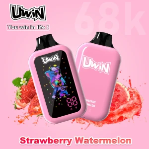 Buy Uwin Digital Box 68000 Puffs Strawberry Watermelon High Capacity Vape