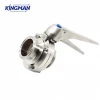 Sanitary Clamp Butterfly Valve with Reliable Seal for Pharmaceutical Applications