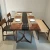 Import American Black Walnut River Epoxy Resin Table Top with Straight Edges from China