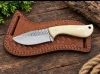 Hand forged Farrier rasp steel cowboy skinner knife