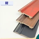 Modern Design New Arrival PVC Skirting Board Waterproof WPC Material Indoor Flooring Accessories for Carpet Hotel Decor