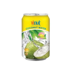 Free Sample 330ml Vinut Coconut water with Pineapple White Label Factory Factory OEM