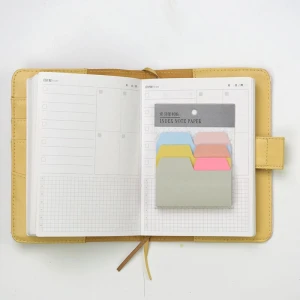 6 color index repeatedly posted color sticky note pad book
