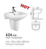 wall-hung basin