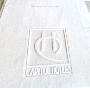 Hotel Towel with Woven Logo