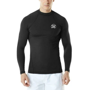 Men’s Compression Top Base Layer Long Sleeve Sport Quick Dry Gym Fitness Shirt Workout Shirts All Seasons Suitable