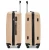 Import 3PCS Beige Gold Color ABS Hardshell Spinner Wheel Travel Luggage Sets from China