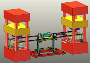 UNMANNED PRODUCTION ASSISTANT SYSTEM OF DRUM-TYPE HOT press