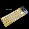 Custom made Stainless Steel 4 Pcs Dental Lab Oral care kit Tools Set/surgical instruments