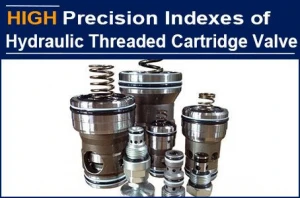 3 high standards of AAK Hydraulic thread cartridge valve