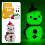EOKPHULL Crochet Kit for Beginners, Easy DIY Crochet & Knitting Kit for Adults with Step-by-Step Video Tutorials, Yarns