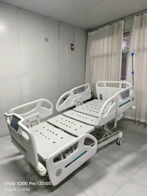 Electric ICU Hospital Bed with Advanced Positioning and Safety Features