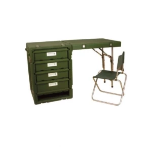 Multi-Functional out Door Military Case Type Military Field Desk Plastic Mobile Office Fdc-54.57.72