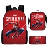 backpack three-piece elementary school cartoon backpack boy backpack Superman